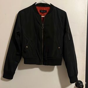 Black Bomber Jacket